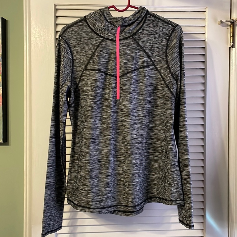 Hoodie by Zella. 3/4 zip